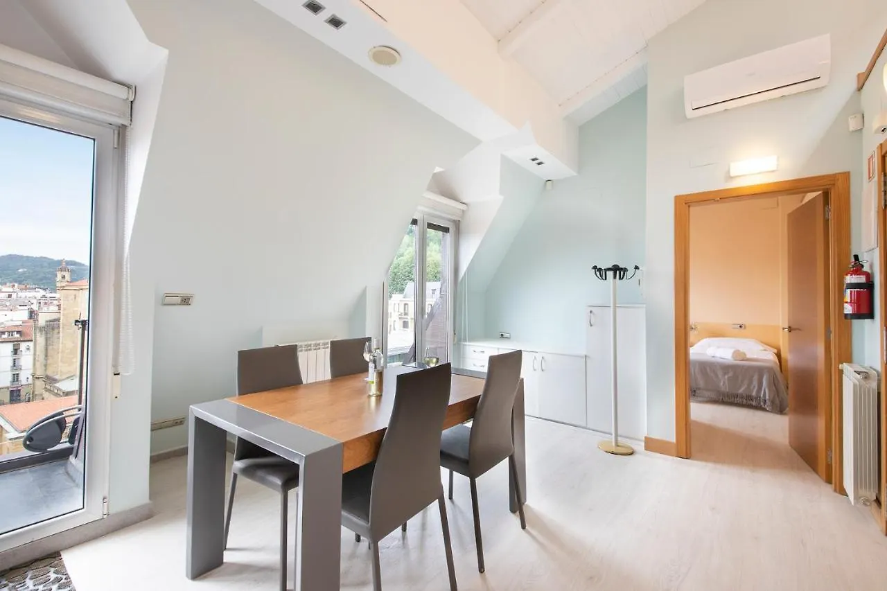דירות סן סבסטיאן Luxury Duplex Penthouse With Terrace-Old Town