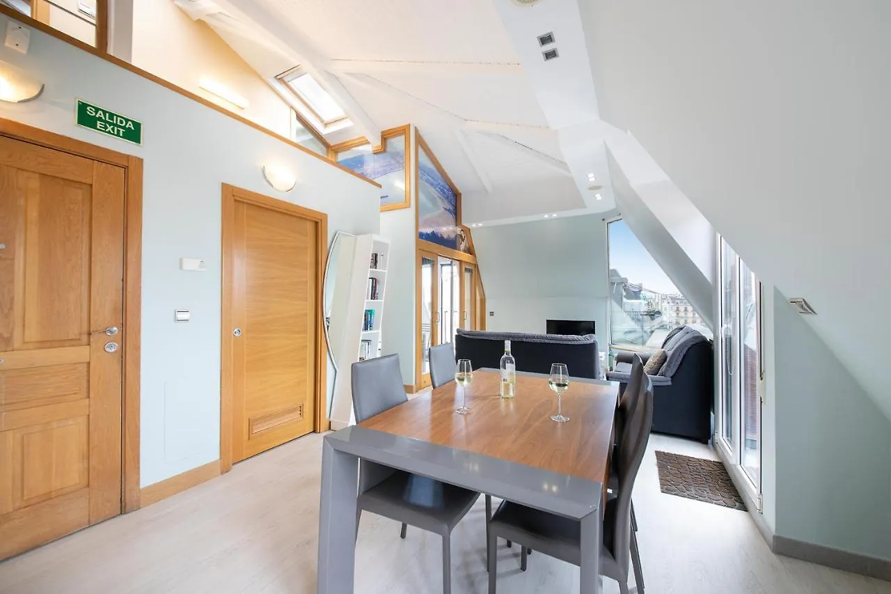 דירות סן סבסטיאן Luxury Duplex Penthouse With Terrace-Old Town 0*,