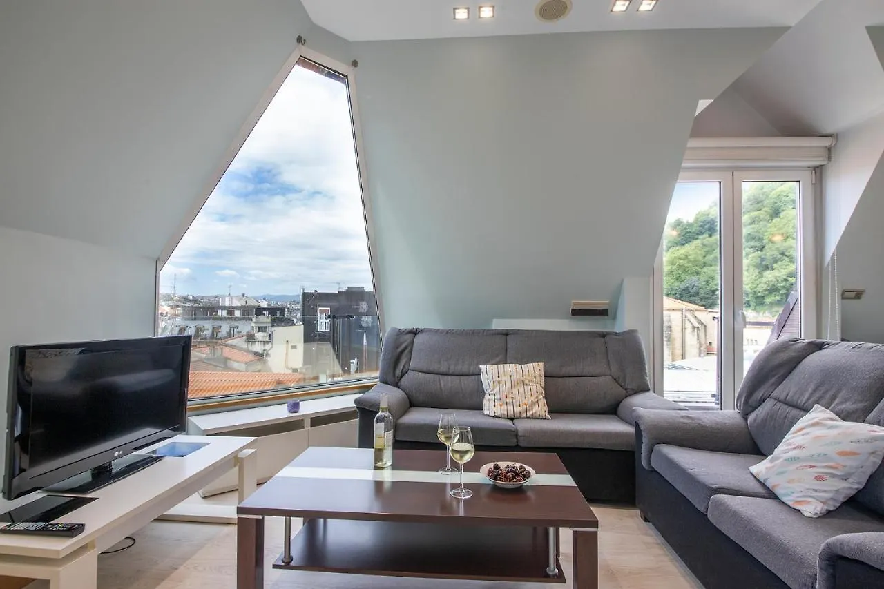Appartamento Luxury Duplex Penthouse With Terrace-Old Town San Sebastián