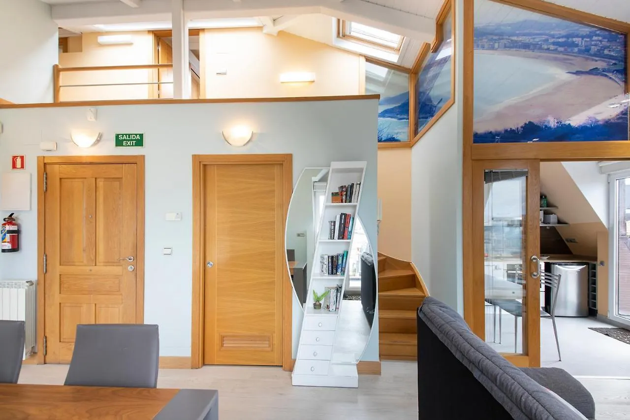 Appartamento Luxury Duplex Penthouse With Terrace-Old Town San Sebastián Spagna